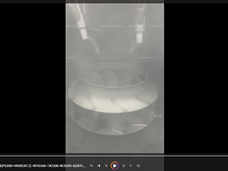 北京客户案例：不锈钢自动喷砂机工作视频